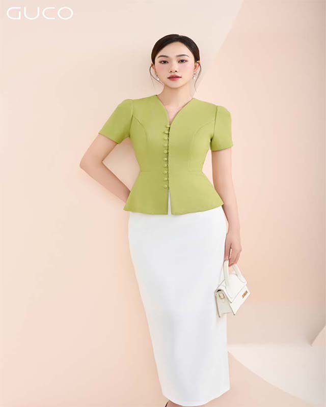 áo sơ mi nữ tay ngắn