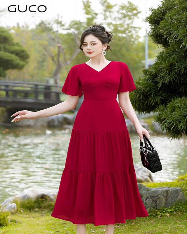 đầm lụa dự tiệc
