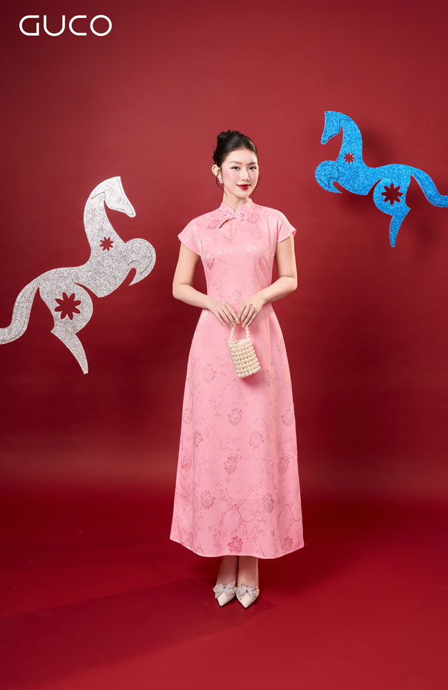 SƯỜN XÁM HOA CÁCH ĐIỆU - HỒNG - 5049