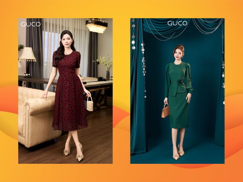 5 Mẫu váy xòe liền thân công sở đẹp sang trọng nên có trong tủ đồ