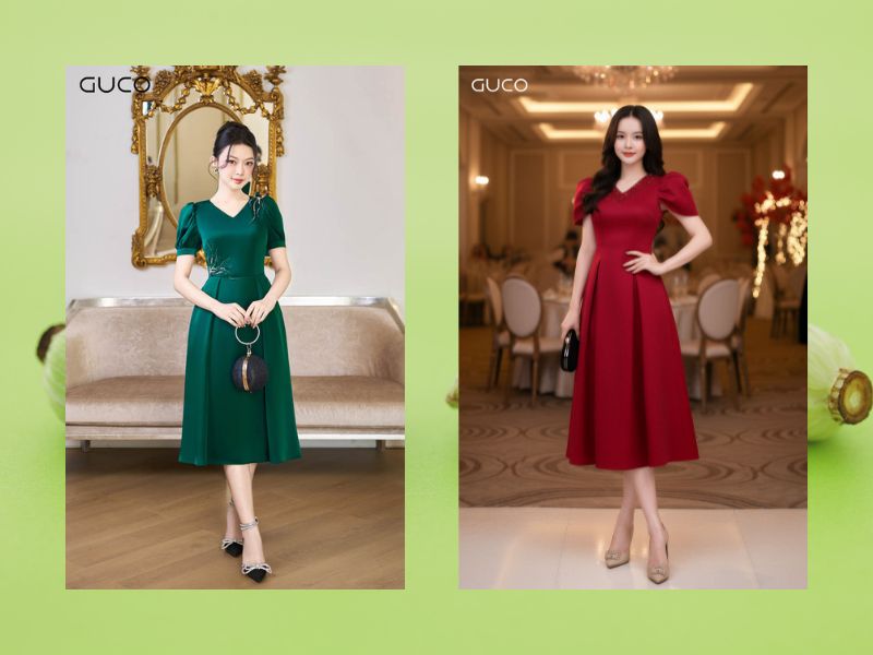 Top 7 mẫu đầm cổ tim sang trọng đáng mua nhất hiện nay 2026