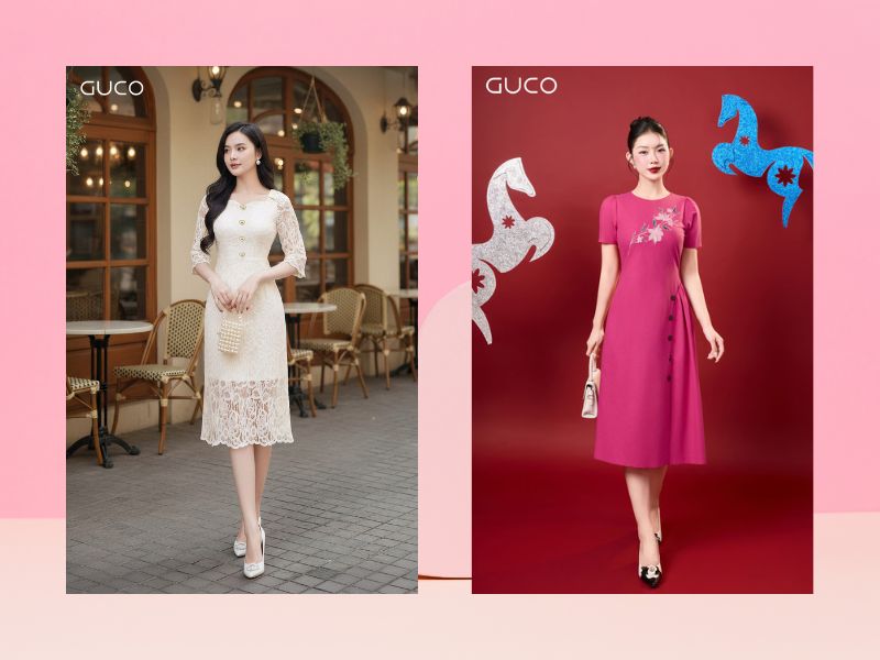 Top 4 mẫu váy thu đông hàn quốc cao cấp tôn dáng giá rẻ