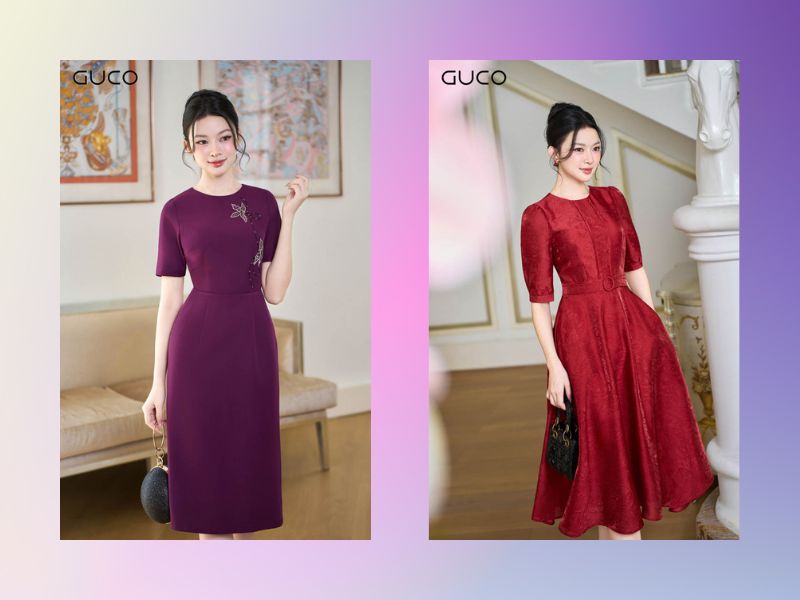 Đầm dạ hội mẹ chồng đẹp nhất xu hướng mới năm 2026