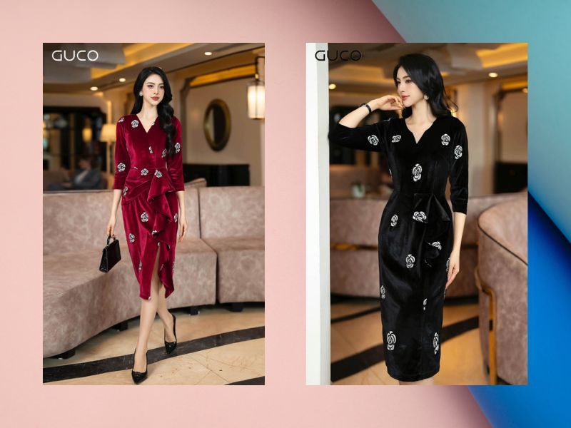 Top mẫu váy body rút dây dài tay hot trend xu hướng 2026