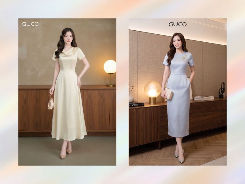 Đầm lụa trắng trơn mặc dịp nào thì hợp? Cách phối đơn giản nhưng thu hút