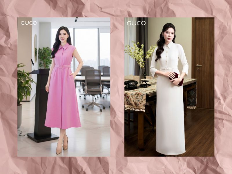 Điểm danh loạt đầm cổ vest cao cấp sang trọng đáng mua 2026