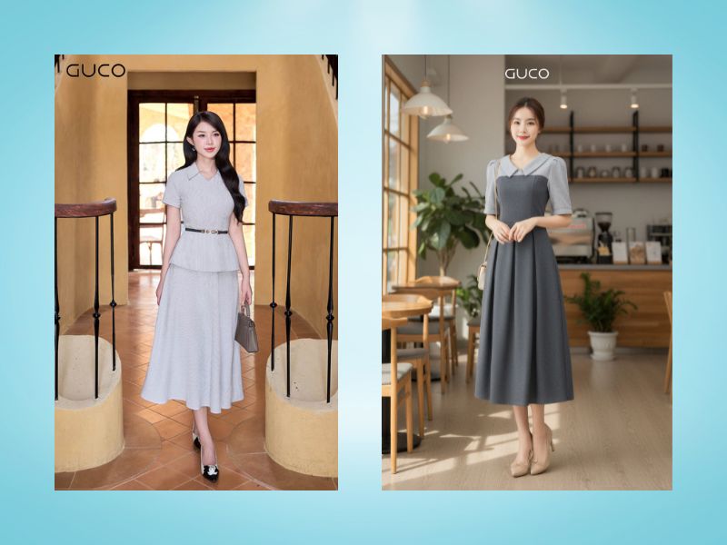 Đầm cổ Danton là gì? Có những kiểu nào? Cách phối sao cho đẹp?