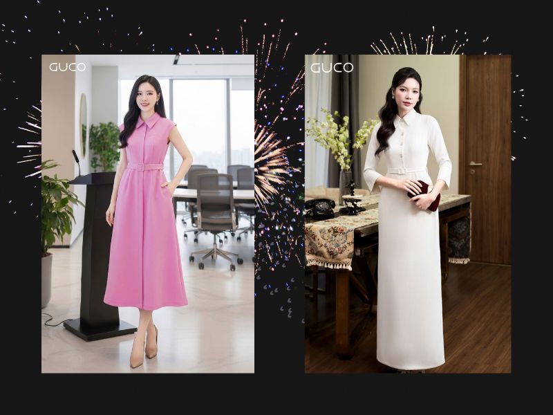 Set váy gile trẻ trung cho nàng tự tin nơi công sở