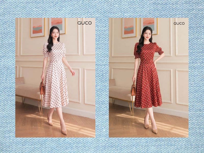 Top 7 mẫu váy 2 dây chấm bi phù hợp cho mọi buổi tiệc sang chảnh